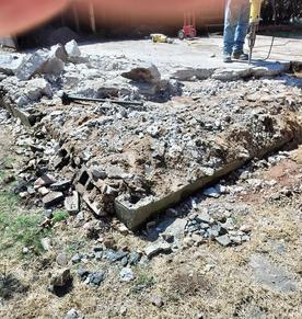 Concrete Demo and Excavation 